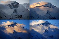 37 Mount Everest North Face From Rongbuk Change Of Light At Sunrise.jpg